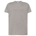 T-shirt Meski Klasyczny Bawelniany JHK170 - Grey Melange