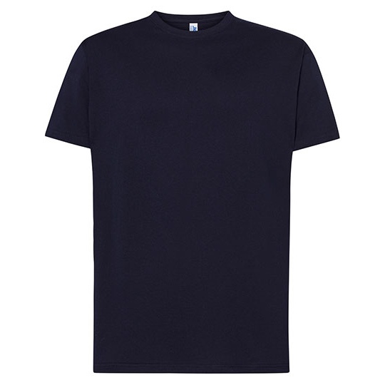 T-shirt Meski Klasyczny Bawelniany JHK170 - Navy