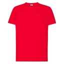 T-shirt Meski Klasyczny Bawelniany JHK170 - Red