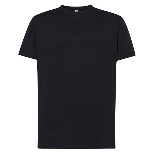 Koszulka Klasyczna Bawelniana JHK190 - Black