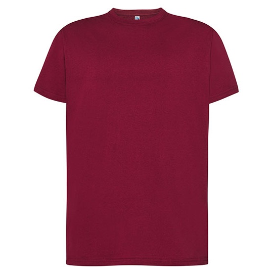 Koszulka Klasyczna Bawelniana JHK190 - Burgundy