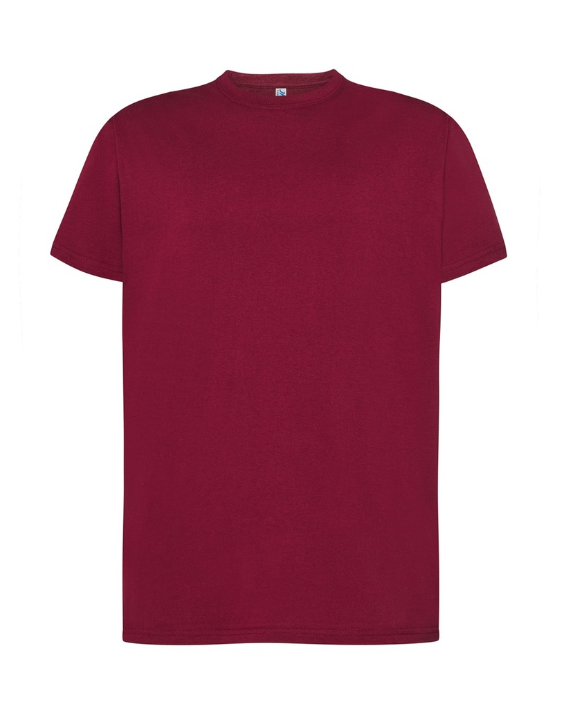 Koszulka Klasyczna Bawelniana JHK190 - Burgundy