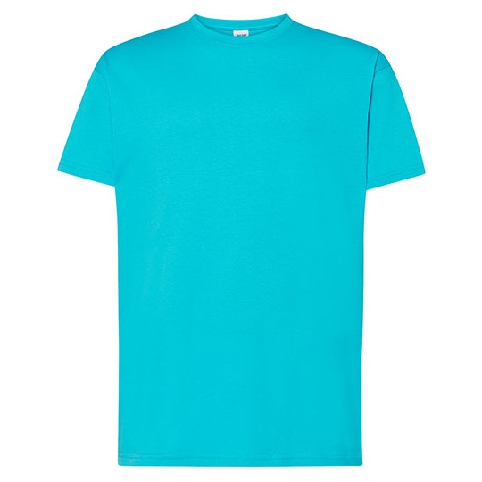 Koszulka Klasyczna Bawelniana JHK190 - Turquoise