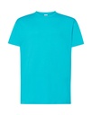 Koszulka Klasyczna Bawelniana JHK190 - Turquoise