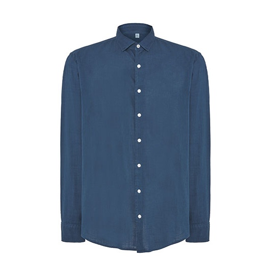 Koszula Męska Długi Rękaw Bawełna Slub JHK200 - Navy