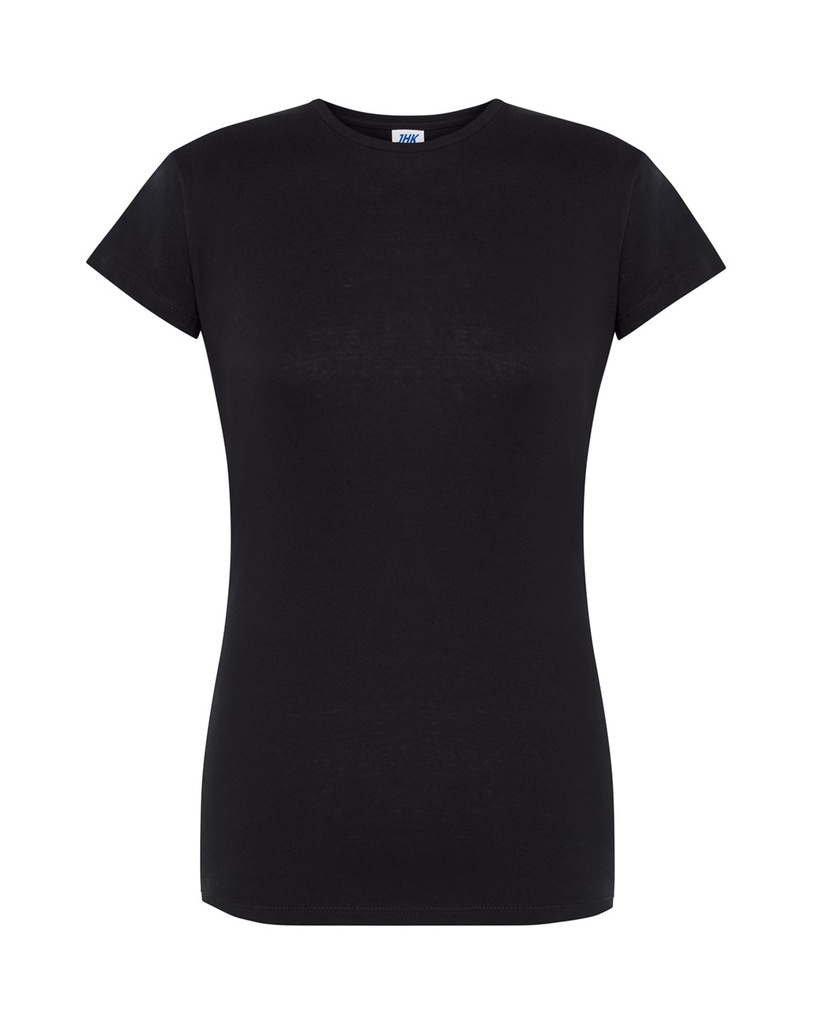 Damski T-shirt Slim JHK240 - Black