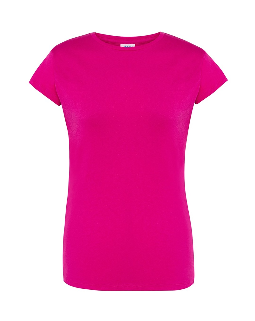Damski T-shirt Slim JHK240 - Fuchsia
