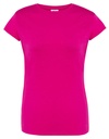Damski T-shirt Slim JHK240 - Fuchsia