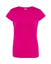Damski T-shirt Slim JHK240 - Fuchsia