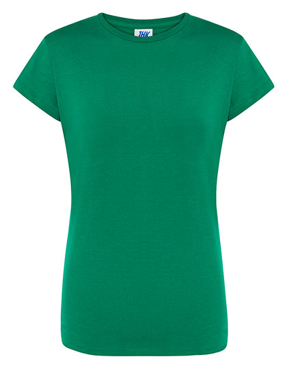 Damski T-shirt Slim JHK240 - Kelly Green