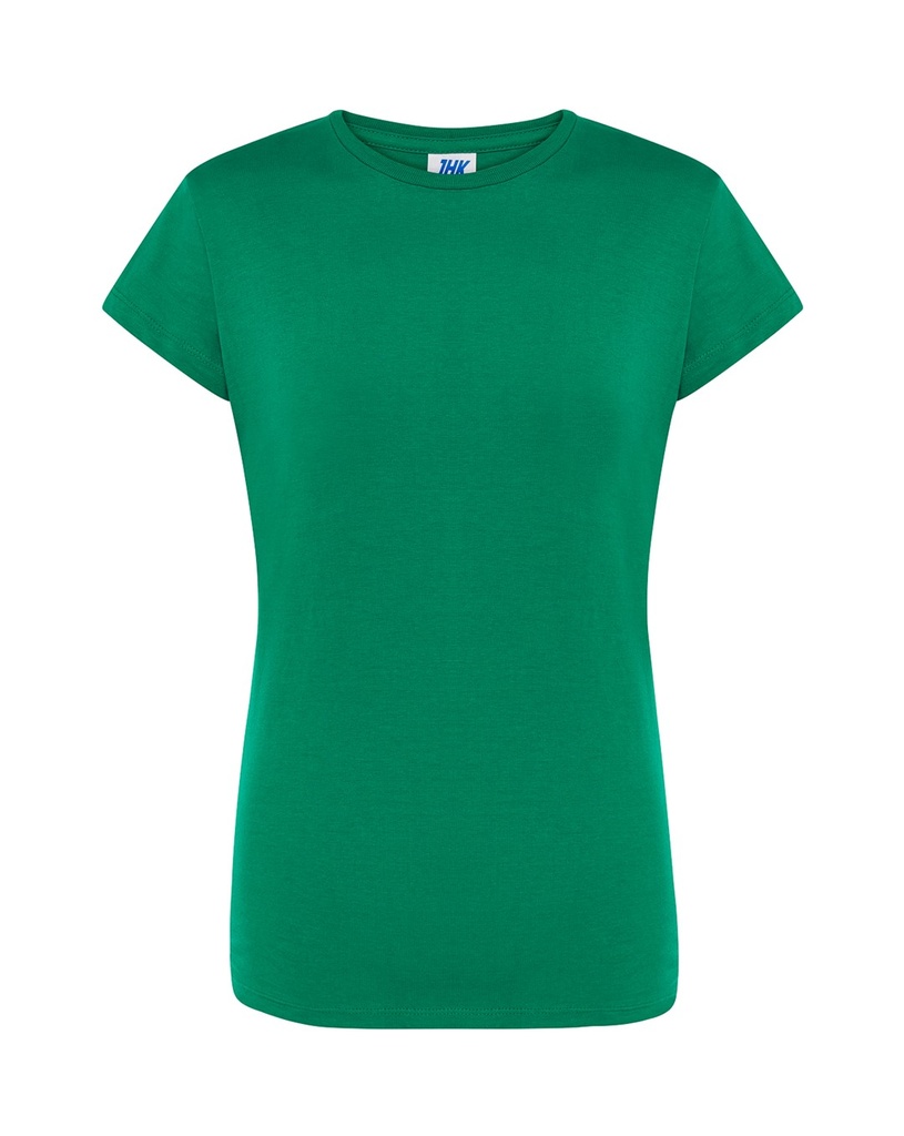 Damski T-shirt Slim JHK240 - Kelly Green