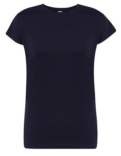 Damski T-shirt Slim JHK240 - Navy