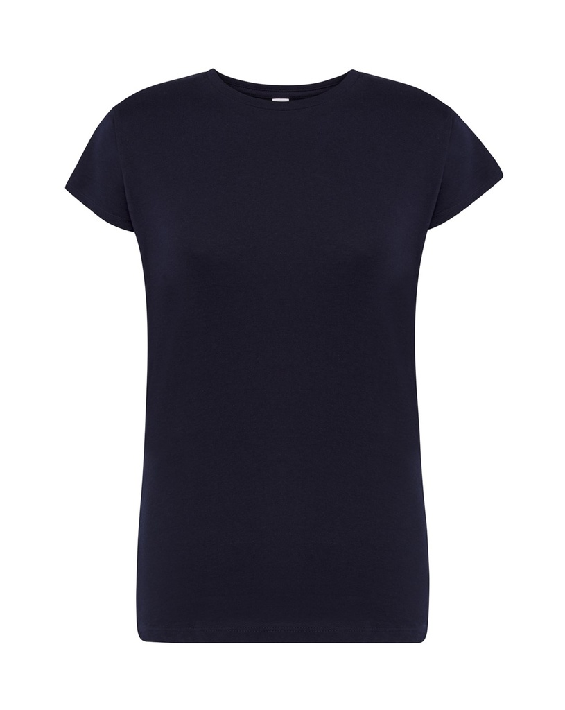 Damski T-shirt Slim JHK240 - Navy