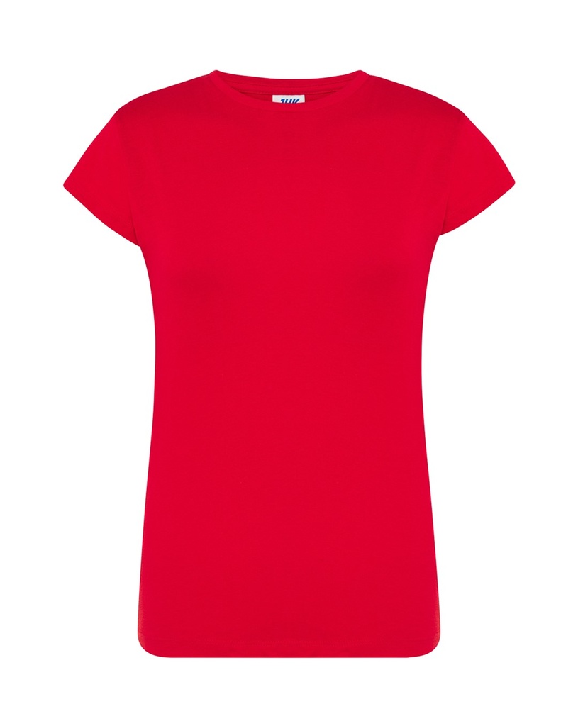 Damski T-shirt Slim JHK240 - Red