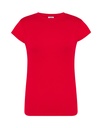 Damski T-shirt Slim JHK240 - Red