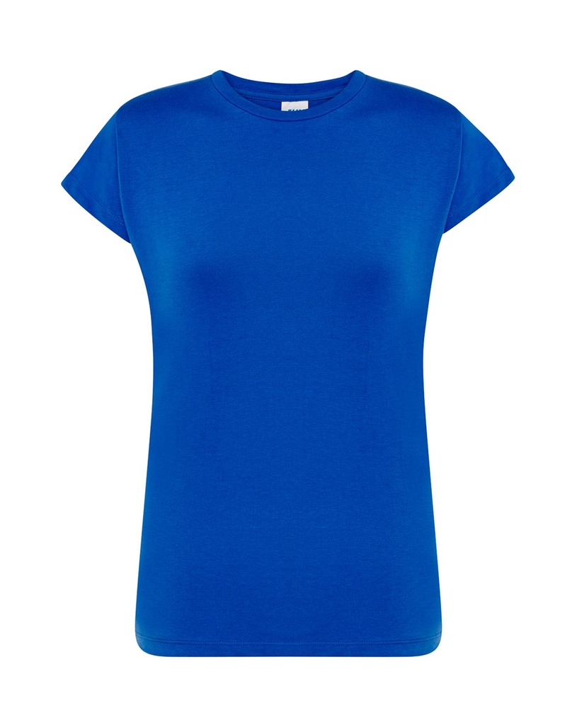Damski T-shirt Slim JHK240 - Royal Blue