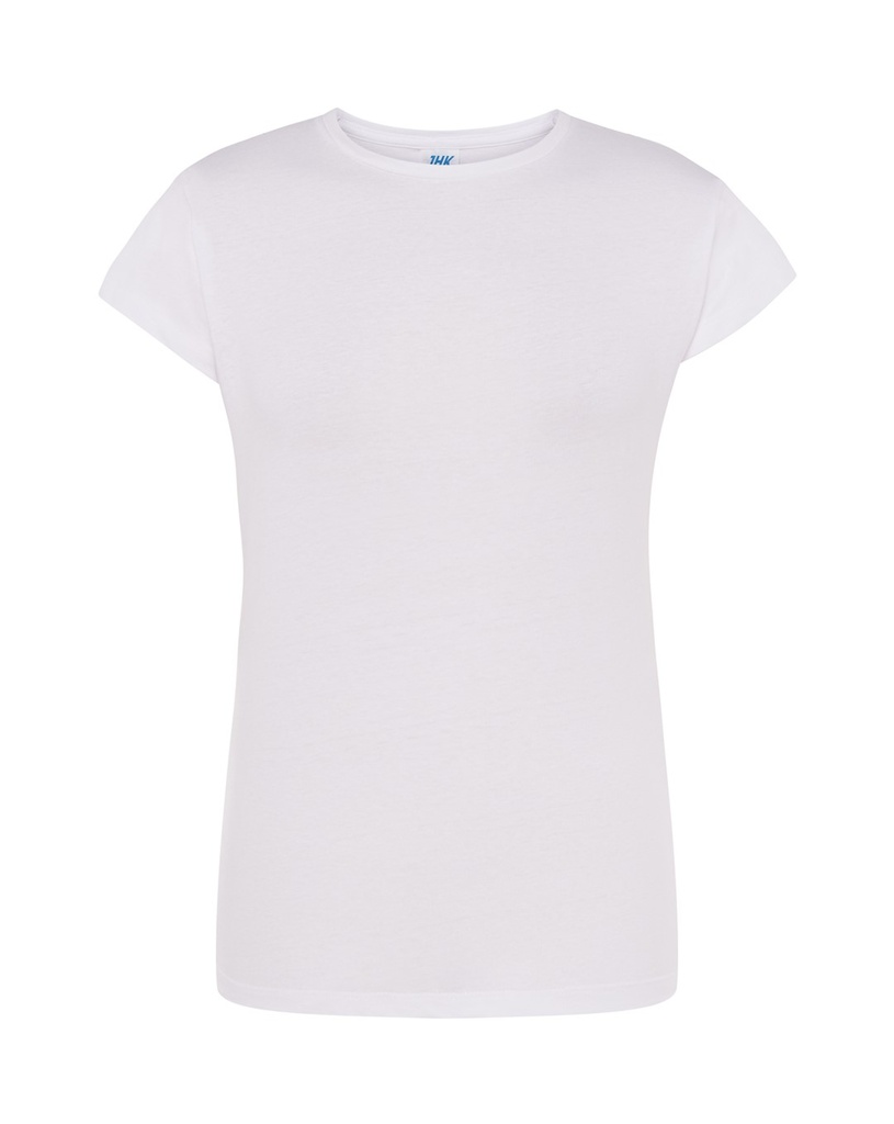 Damski T-shirt Slim JHK240 - White
