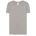 T-shirt Slim Bawelniany JHK270 - Grey Melange