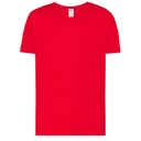 T-shirt Slim Bawelniany JHK270 - Red