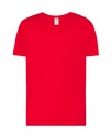 T-shirt Slim Bawelniany JHK270 - Red