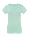 Koszulka Damska Slim Bawelniana JHK271 - Mint Green