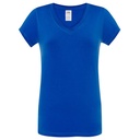 Koszulka Damska Slim Bawelniana JHK271 - Royal Blue