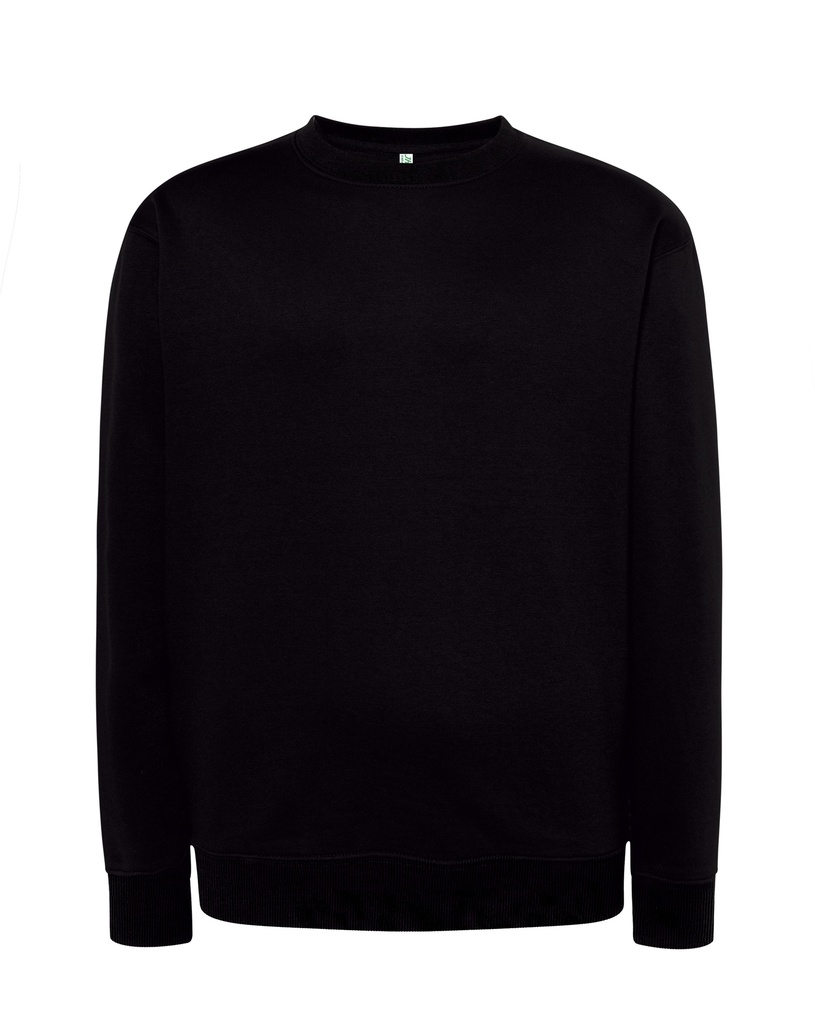 Bluza Unisex Klasyczna Poliester Bawelna JHK320 - Black