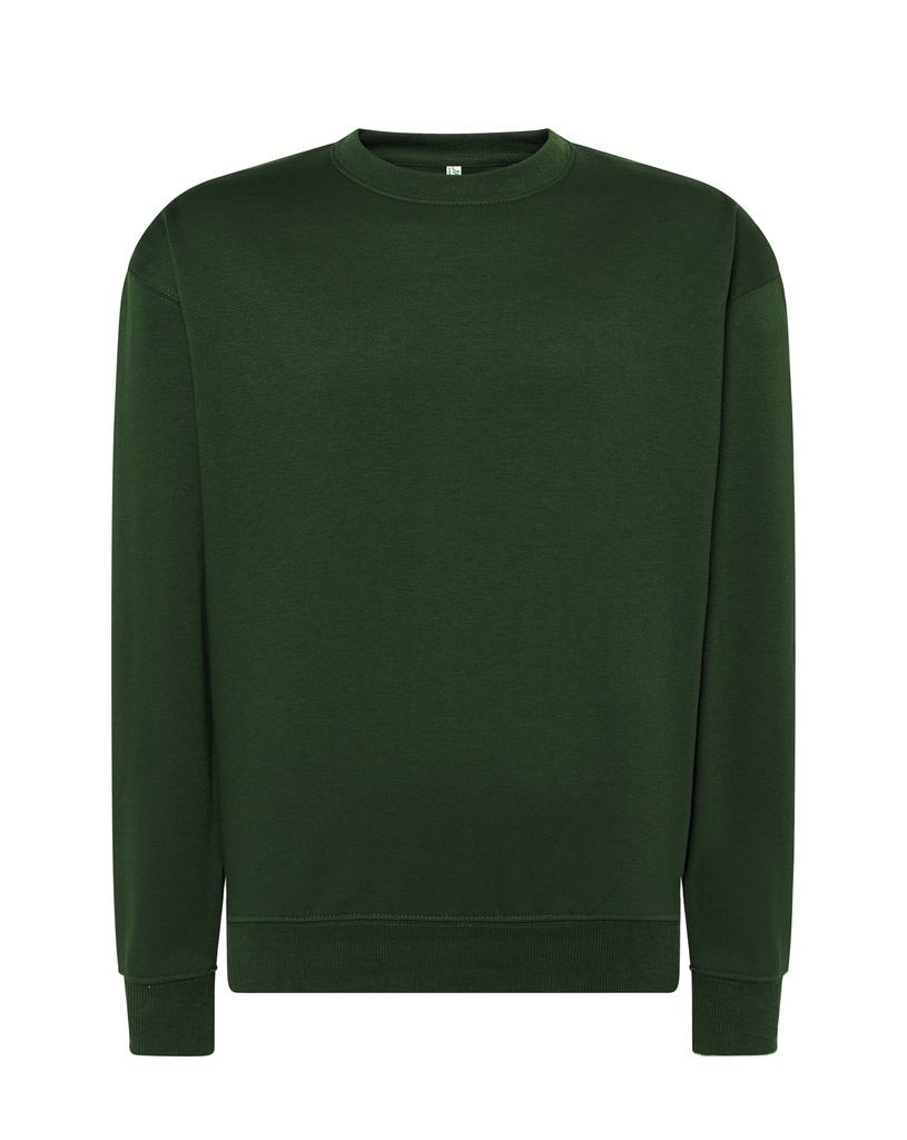 Bluza Unisex Klasyczna Poliester Bawelna JHK320 - Bottle Green