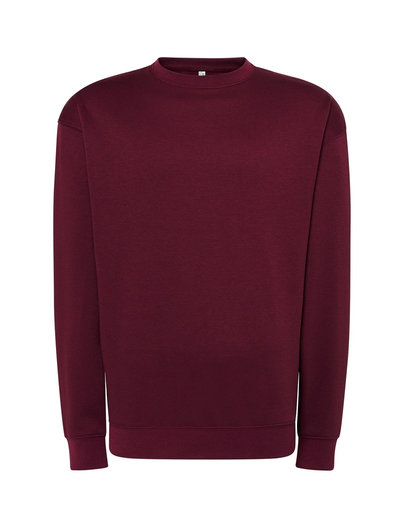 Bluza Unisex Klasyczna Poliester Bawelna JHK320 - Burgundy