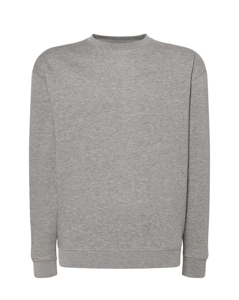 Bluza Unisex Klasyczna Poliester Bawelna JHK320 - Grey Melange