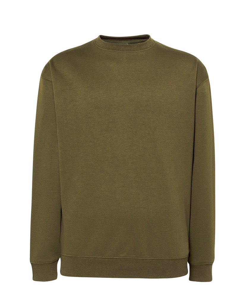 Bluza Unisex Klasyczna Poliester Bawelna JHK320 - Khaki