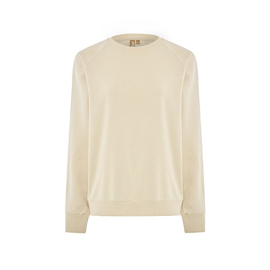 Bluza Klasyczna Organiczna Bawelna Poliester Recykling JHK322 - Buttercream