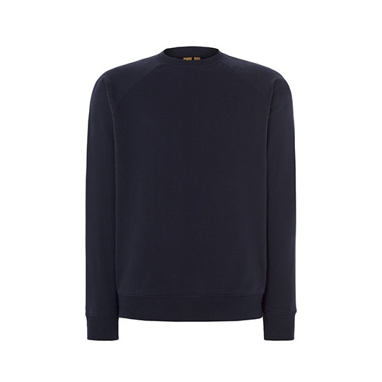 Bluza Klasyczna Organiczna Bawelna Poliester Recykling JHK322 - Navy