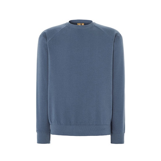 Bluza Klasyczna Organiczna Bawelna Poliester Recykling JHK322 - Steel Blue
