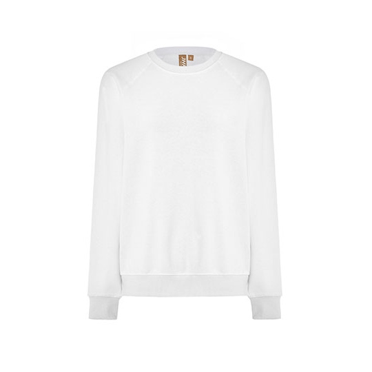 Bluza Klasyczna Organiczna Bawelna Poliester Recykling JHK322 - White