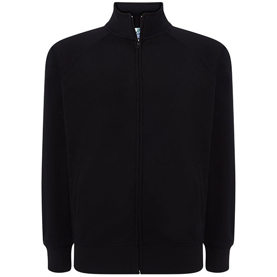 Bluza Rozpinana Poliester Bawelna JHK401 - Black