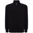 Bluza Rozpinana Poliester Bawelna JHK401 - Black