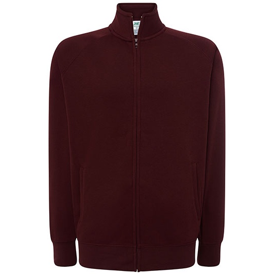 Bluza Rozpinana Poliester Bawelna JHK401 - Cardinal