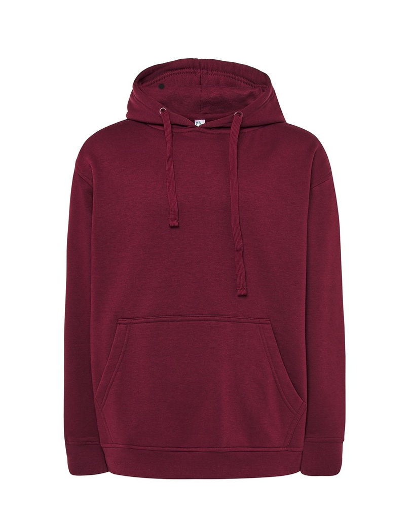 Bluza Kangurka Mieszanka Bawelniana Poliestrowa JHK421 - Burgundy