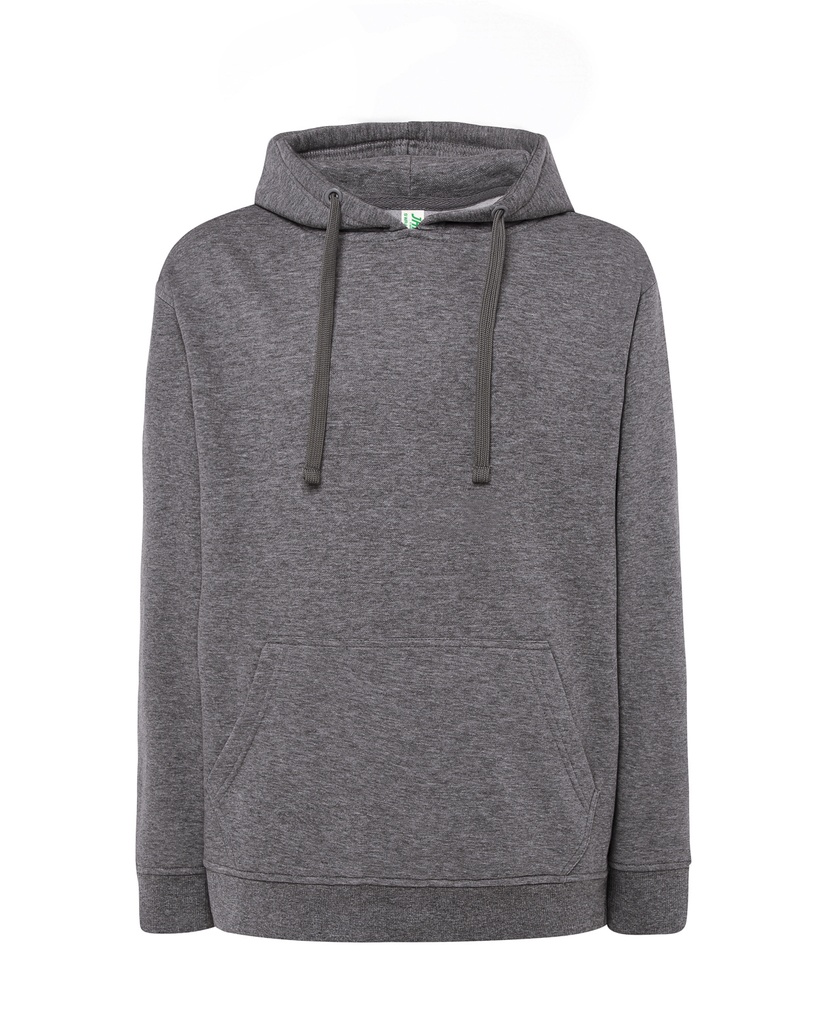 Bluza Kangurka Mieszanka Bawelniana Poliestrowa JHK421 - Dark Grey Melange