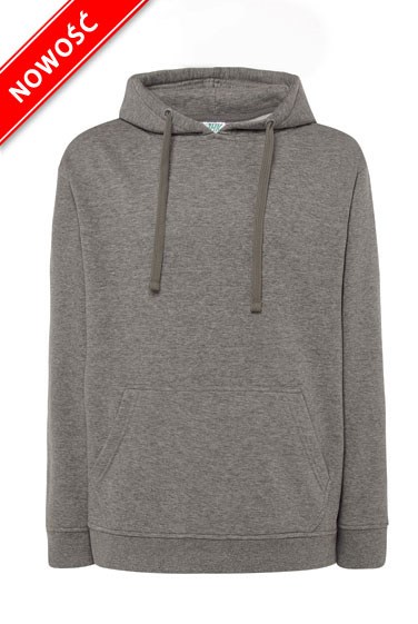 Bluza Kangurka Mieszanka Bawelniana Poliestrowa JHK421 - Dark Grey Melange