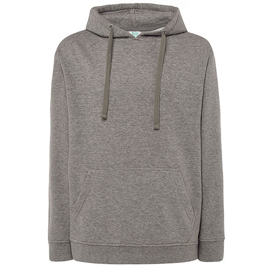 Bluza Kangurka Mieszanka Bawelniana Poliestrowa JHK421 - Grey Melange