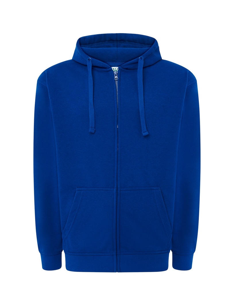 Bluza Meska z Kapturem i Zamkiem Szczotkowana Mieszanka JHK422 - Royal Blue