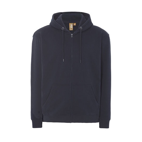 Bluza z Kapturem Klasyczna Organiczna Bawelna Poliester Recykling JHK425 - Navy