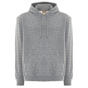 Bluza Unisex z Kapturem Organiczna Bawelna Poliester Recykling JHK426 - Grey Melange