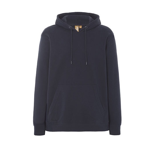 Bluza Unisex z Kapturem Organiczna Bawelna Poliester Recykling JHK426 - Navy