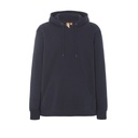 Bluza Unisex z Kapturem Organiczna Bawelna Poliester Recykling JHK426 - Navy