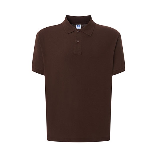 Koszulka Polo Klasyczna Bawelniana Pika JHK510 - Chocolate