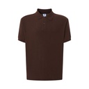 Koszulka Polo Klasyczna Bawelniana Pika JHK510 - Chocolate