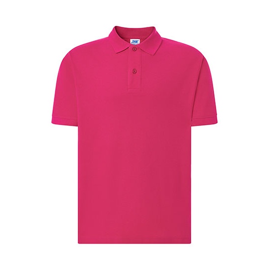Koszulka Polo Klasyczna Bawelniana Pika JHK510 - Fuchsia